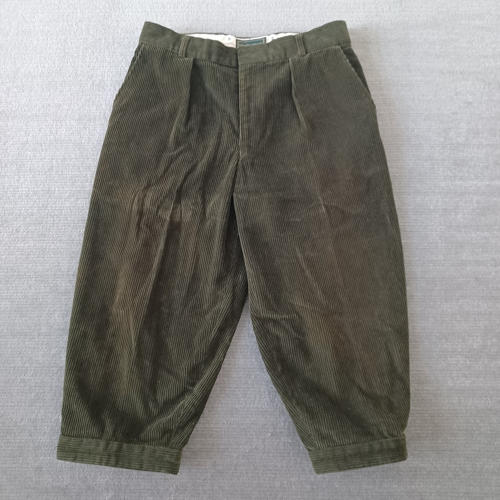 Holland & Holland Northwood Shooting Breeks Mens 34 Green Corduroy Hunting